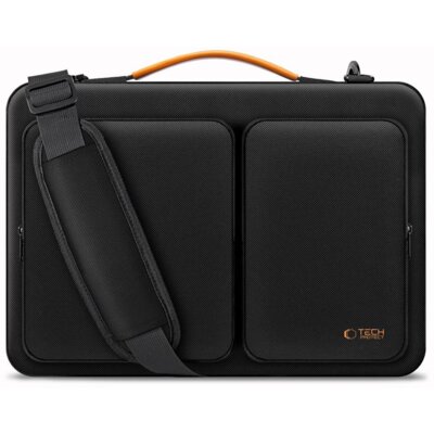 Torba na laptopa TECH-PROTECT Defender Bag 15-16 Cali Czarno-pomarańczowy