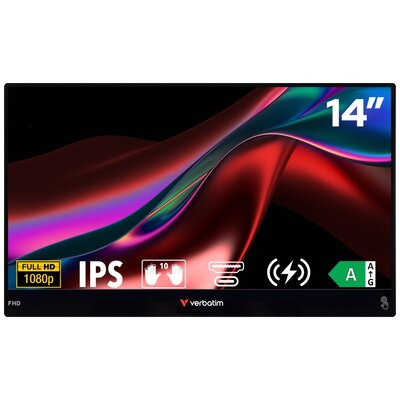 Monitor VERBATIM Light 14" 1920x1080px IPS + Powerbank