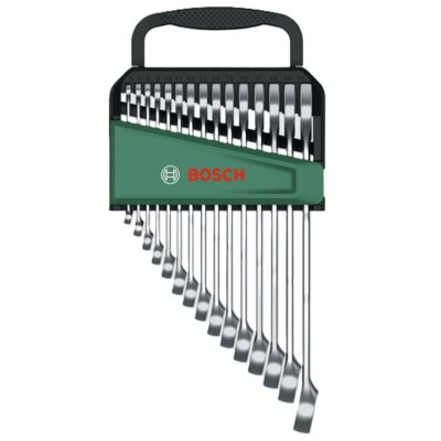 Zestaw kluczy płasko-oczkowych BOSCH 1600A02Z9E (15 elementów)