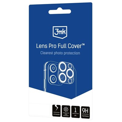 Ochrona na obiektyw aparatu 3MK Lens Pro FullCover do Apple iPhone 17 Air