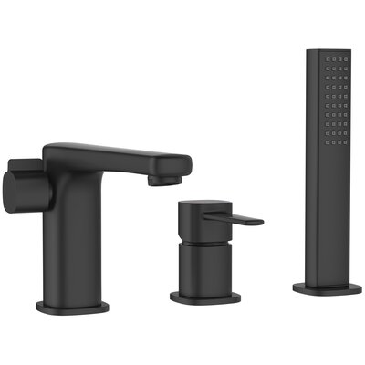 Bateria wannowa natynkowa INVENA Glamour BW-02-S04-V Czarny