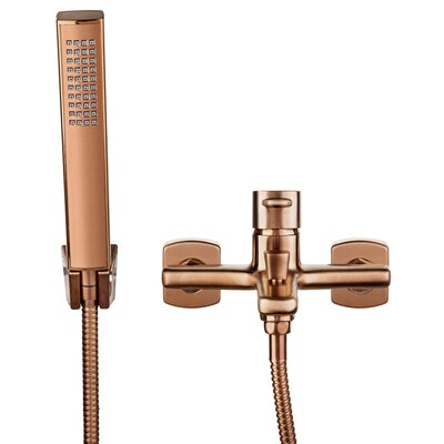 Bateria wannowa INVENA Glamour BW-02-014-V Miedziany