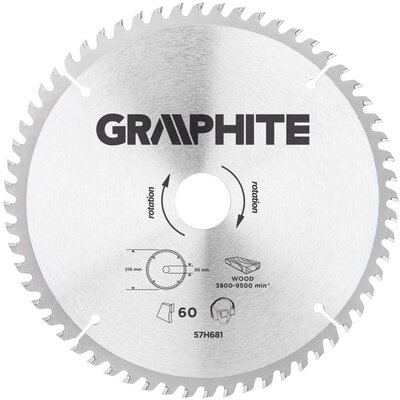Tarcza do cięcia GRAPHITE 57H681 216 mm