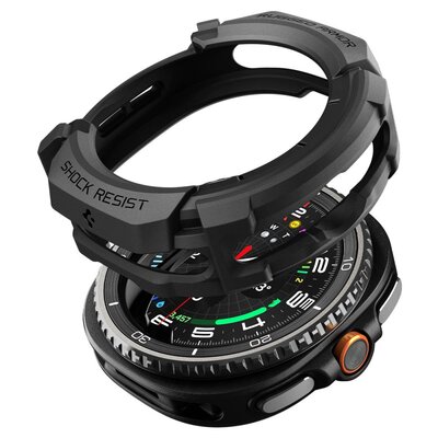 Etui SPIGEN Rugged Armor do Samsung Galaxy Watch 8 Classic (46 mm) Czarny