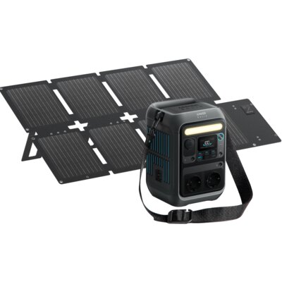 Stacja zasilania ANKER Solix C300X 288 Wh Bank energii + Panel solarny PS60 60W