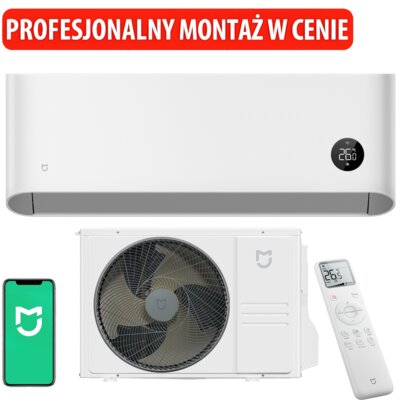 Klimatyzator Split, Pompa ciepła powietrze - powietrze XIAOMI Mijia Air Conditioner Pro Eco 3.5 kW ASH-12WO / N1C3-EU z usługą montażu