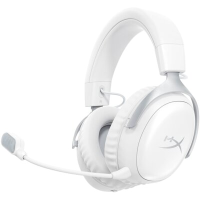 Słuchawki HYPERX Cloud III S Wireless, Nauszne, Dźwięk przestrzenny Biały