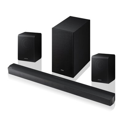Soundbar SAMSUNG HW-B650F EN Czarny + Kolumny głośnikowe SAMSUNG SWA-9250S Czarny (2 szt.)