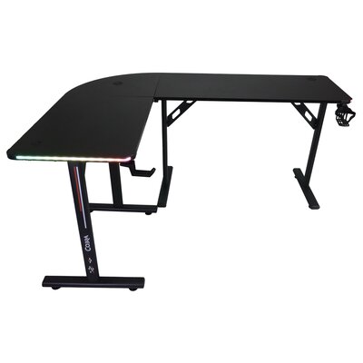 Biurko gamingowe COBRA CRF4552RGB Czarny