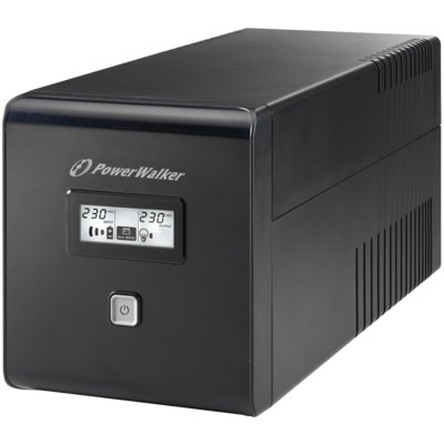 Zasilacz UPS POWERWALKER VI 1000 LCD Schuko 1000VA 600W