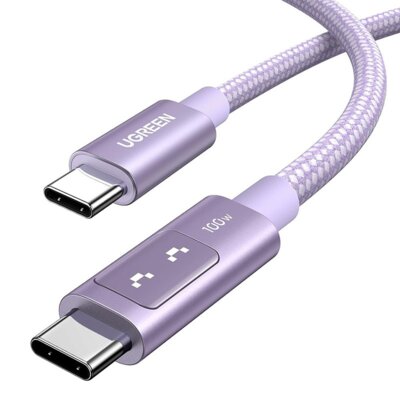 Kabel USB-C - USB-C UGREEN Uno L509 100W 2 m Fioletowy