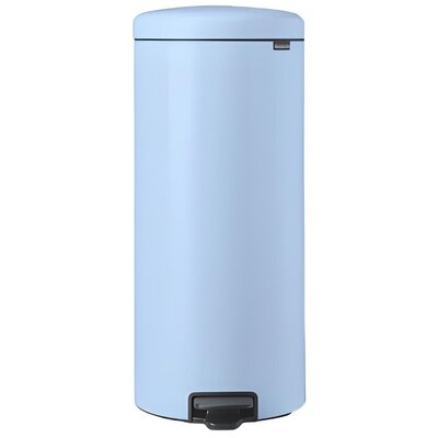 Kosz na śmieci z pedałem BRABANTIA NewIcon 202667 wyjmowane wiadro, nie przepuszcza zapachów, stal 30L Jasnoniebieski