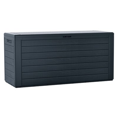 Skrzynia ogrodowa PROSPERPLAST Woodebox MBWL280-S433 280 L Antracytowy