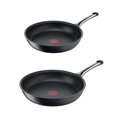 Patelnia TEFAL G2690472 Excellence 24 cm Beztłuszczowa + Patelnia TEFAL G2690672 Excellence 28 cm Beztłuszczowa