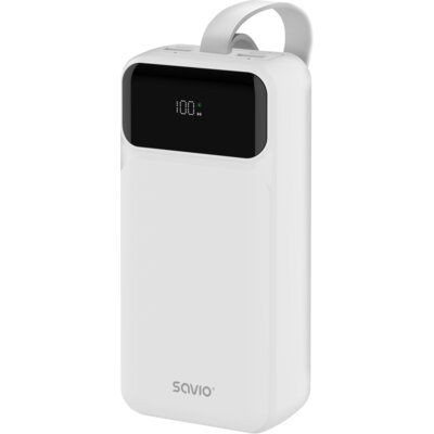 Powerbank SAVIO BA-11 30000 mAh Biały