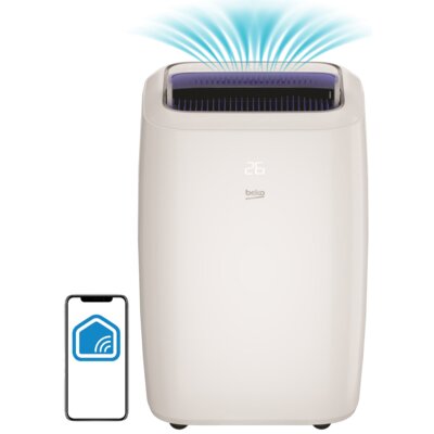 Klimatyzator przenośny BEKO BP1125C Wi-Fi Timer Tryb Nocny Osuszanie Biały