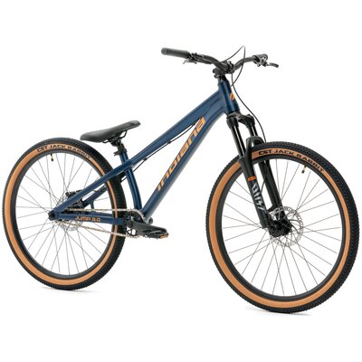 Rower górski MTB INDIANA Dirt Jump 3.0 M13 26 cali męski Granatowo-złoty