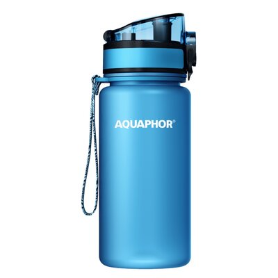Butelka filtrująca AQUAPHOR City 350 ml Niebieski