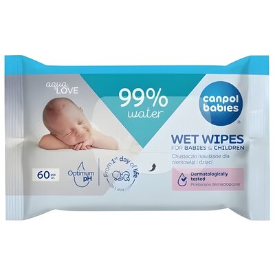 Chusteczki nawilżane CANPOL BABIES 14/200 (60 szt.)