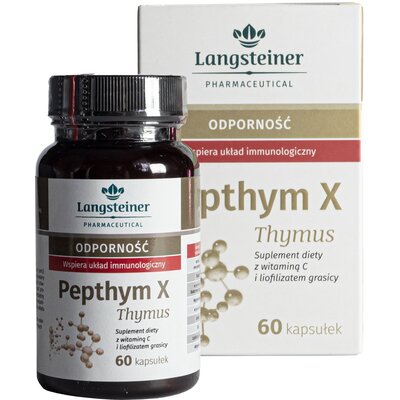 Suplement na odporność LANGSTEINER Pepthym X Thymus (60 kapsułek)