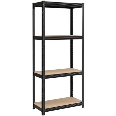 Regał magazynowy GOCKOWIAK 174 x 80 x 40 cm Czarny