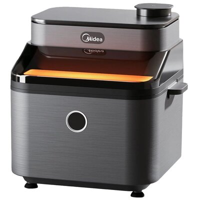 Air Fryer Frytkownica beztłuszczowa MIDEA MF-CY75C2​​ z funkcją pary i okienkiem do obserwacji postępów gotowania