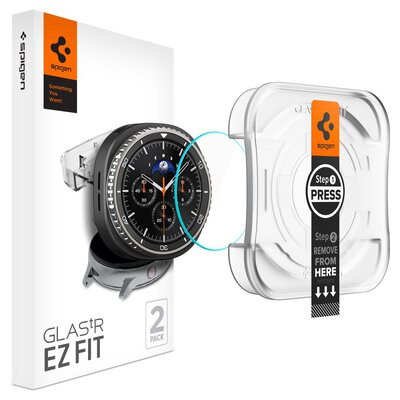 Szkło hartowane SPIGEN Glas.TR EZ Fit do Samsung Galaxy Watch 8 Classic 46 mm (2 szt.)
