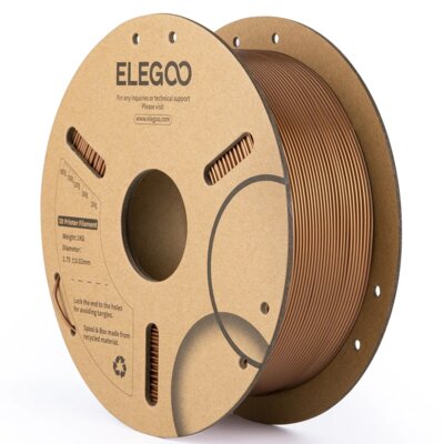 Filament ELEGOO PLA Średnica 1.75 mm, 1 kg Brązowy