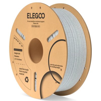 Filament ELEGOO PLA Średnica 1.75 mm, 1 kg Marmur