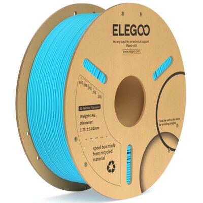 Filament ELEGOO PLA+ Średnica 1.75 mm, 1 kg Błękitny