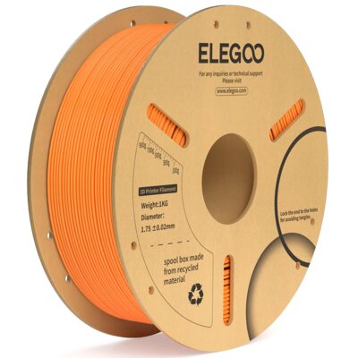 Filament ELEGOO PLA+ Średnica 1.75 mm, 1 kg Pomarańczowy