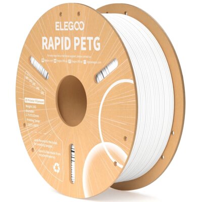Filament ELEGOO Rapid PETG Średnica 1.75 mm, 1 kg Biały
