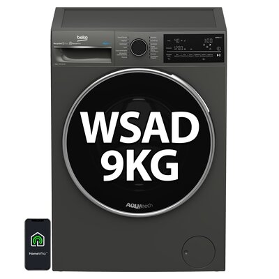 Pralka BEKO B5WFT89408MDC BPRO500 9kg 1400 obr Manhattan Gray AquaTech A OptiSense