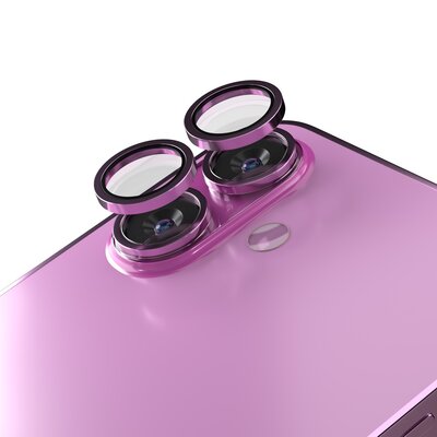 Szkło na aparat ETTERI Camera Lens Protector do Apple iPhone 16/16 Plus Różowy