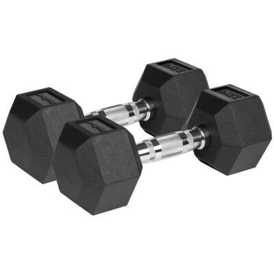 Zestaw hantli REBEL ACTIVE RBA-2325-07.5 (2 x 7.5 kg)