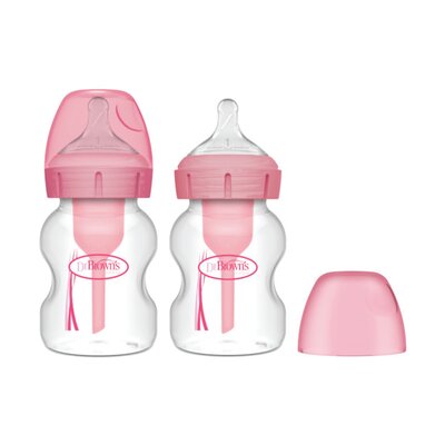 Butelka DR BROWNS Options+ WB52601 150 ml (2 szt.) Różowy