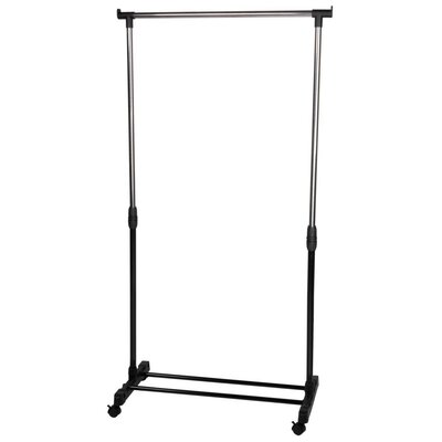 Wieszak ALPINA 78 x 41 x 93 - 158 cm Czarno-srebrny