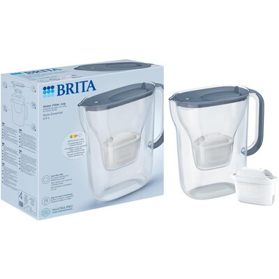 Dzbanek filtrujący BRITA Style Essential Grafitowy + Wkład Maxtra Pro Pure Performance