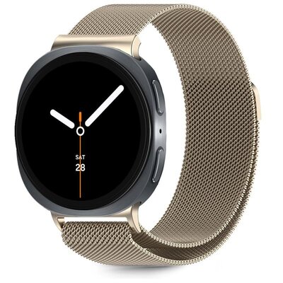 Pasek TECH-PROTECT MilaneseBand do Samsung Galaxy Watch 8/Classic (szerokość paska 22 mm) Złoty