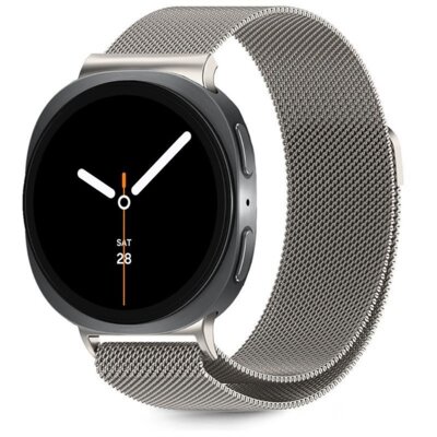 Pasek TECH-PROTECT MilaneseBand do Samsung Galaxy Watch 8/Classic (szerokość paska 22 mm) Srebrny