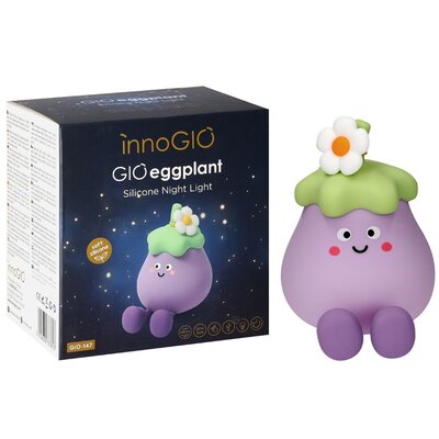 Lampka nocna INNOGIO GIOeggplant Bakłażan GIO-147