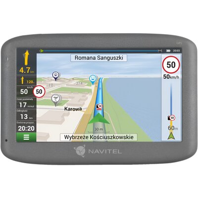 Nawigacja do samochodów i ciężarówek NAVITEL E501 5" Europa/Polska, satelitarna
