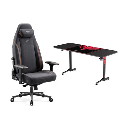 Biurko gamingowe DIABLO CHAIRSX-MATE 1600 + Fotel DIABLO CHAIRS X-Eye 2.0 Czarny