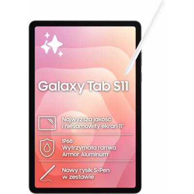 Tablet SAMSUNG Galaxy Tab S11 11" 12/512 GB Wi-Fi Szary + Rysik S Pen