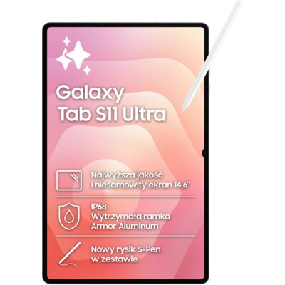 Tablet SAMSUNG Galaxy Tab S11 Ultra 14.6" 12/512 GB Wi-Fi Szary