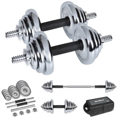 Zestaw hantli REBEL ACTIVE RBA-2326-20 (4 x 0.5 / 4 x 1.25 / 4 x 2.5 kg)
