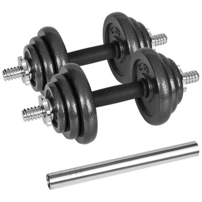 Zestaw hantli REBEL ACTIVE RBA-2327-20 (4 x 0.5 / 4 x 1.25 / 4 x 2.5 kg)