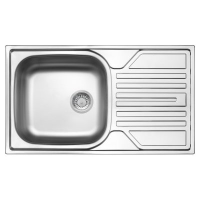 Zlewozmywak jednokomorowy z ociekaczem DEANTE Legato ZEL 0113 Satyna 43.5x76