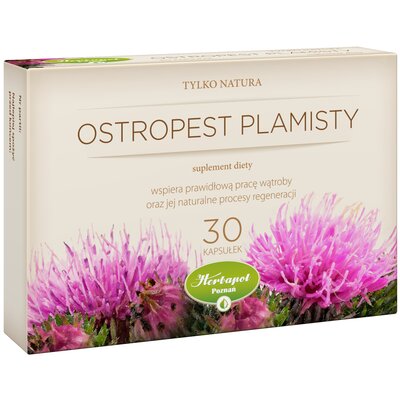 Suplement diety HERBAPOL Tylko Natura Ostropest plamisty (30 kapsułek)