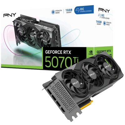 Karta graficzna PNY GeForce RTX 5070 Ti OC 3F 16GB DLSS 4